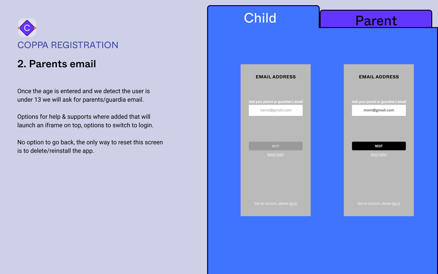 Onboarding screens — set 2