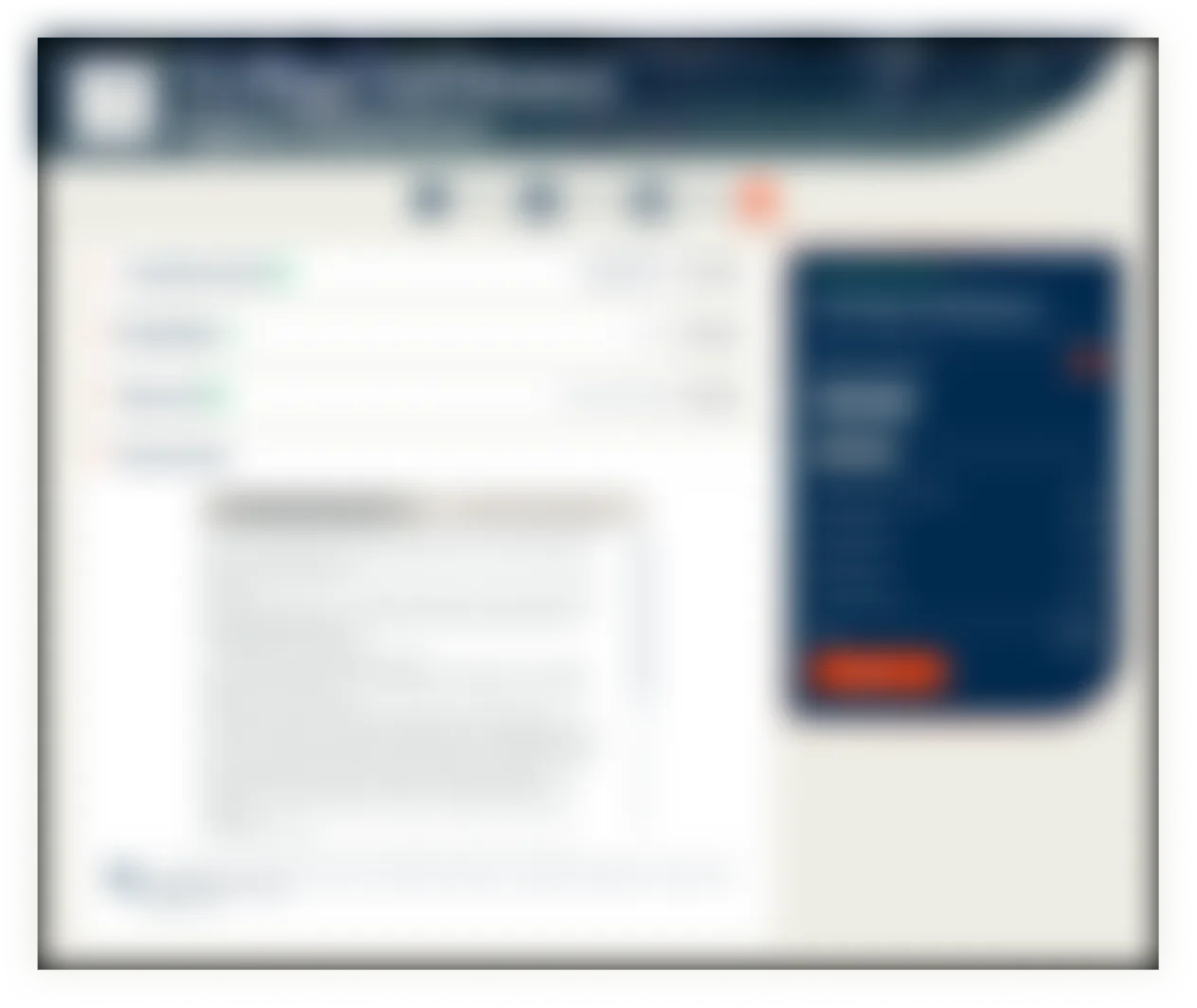 Account and payment flow, blurred under NDA